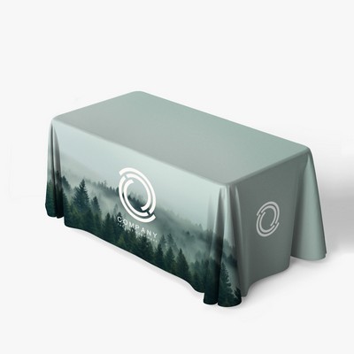 4' Table Cover 4 sided (Close Back)-