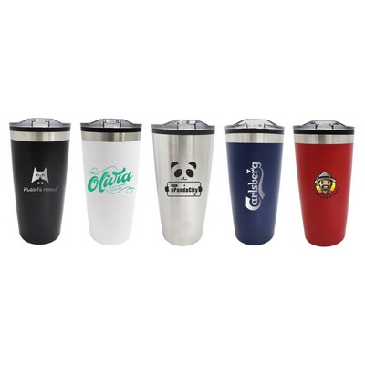 20 Oz. Stainless Mug with Plastic Liner and Lid (5 Days)